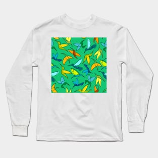 Everybirdy Pattern Long Sleeve T-Shirt